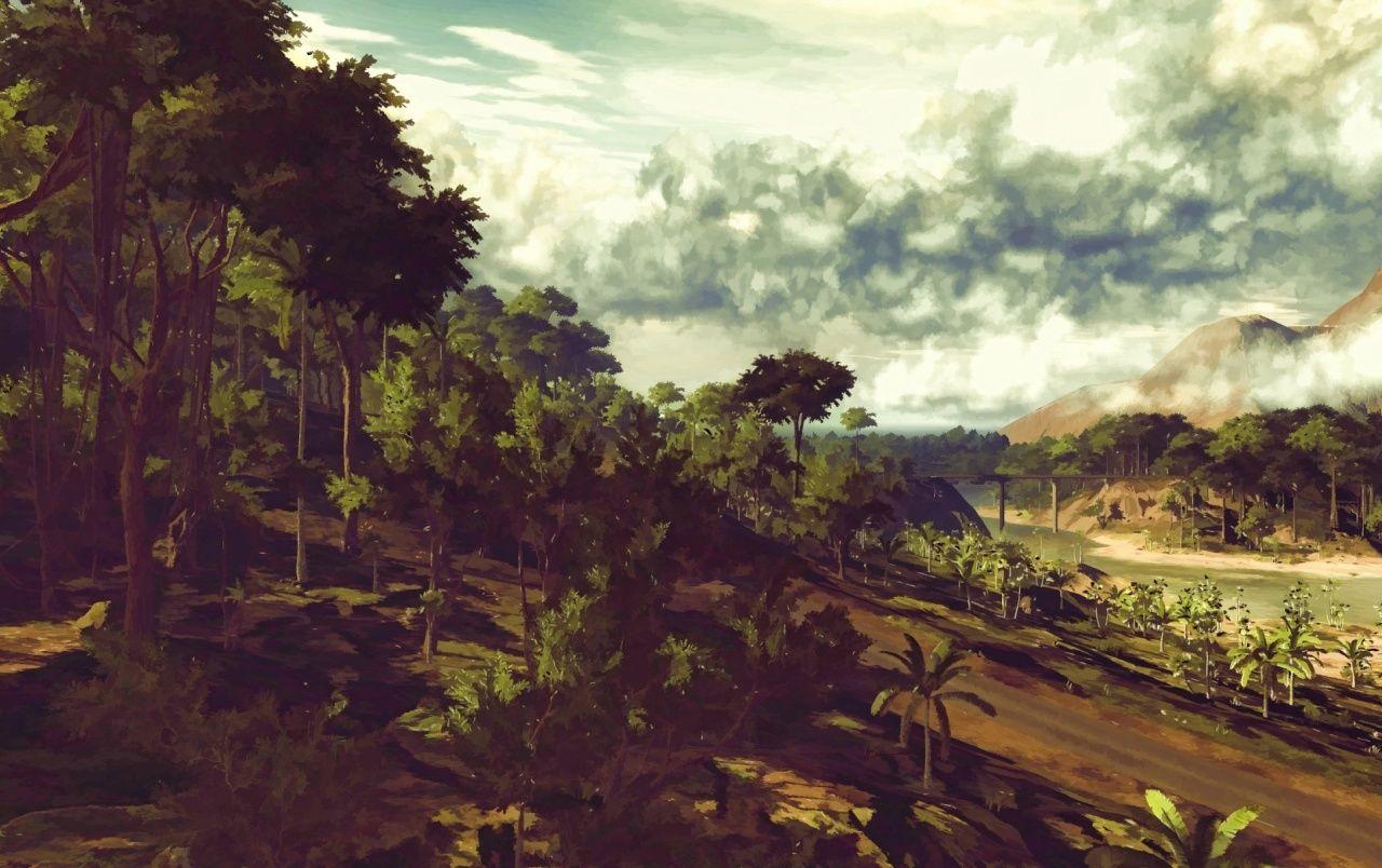 1280x804 Painting Jungle wallpaper. Painting Jungle