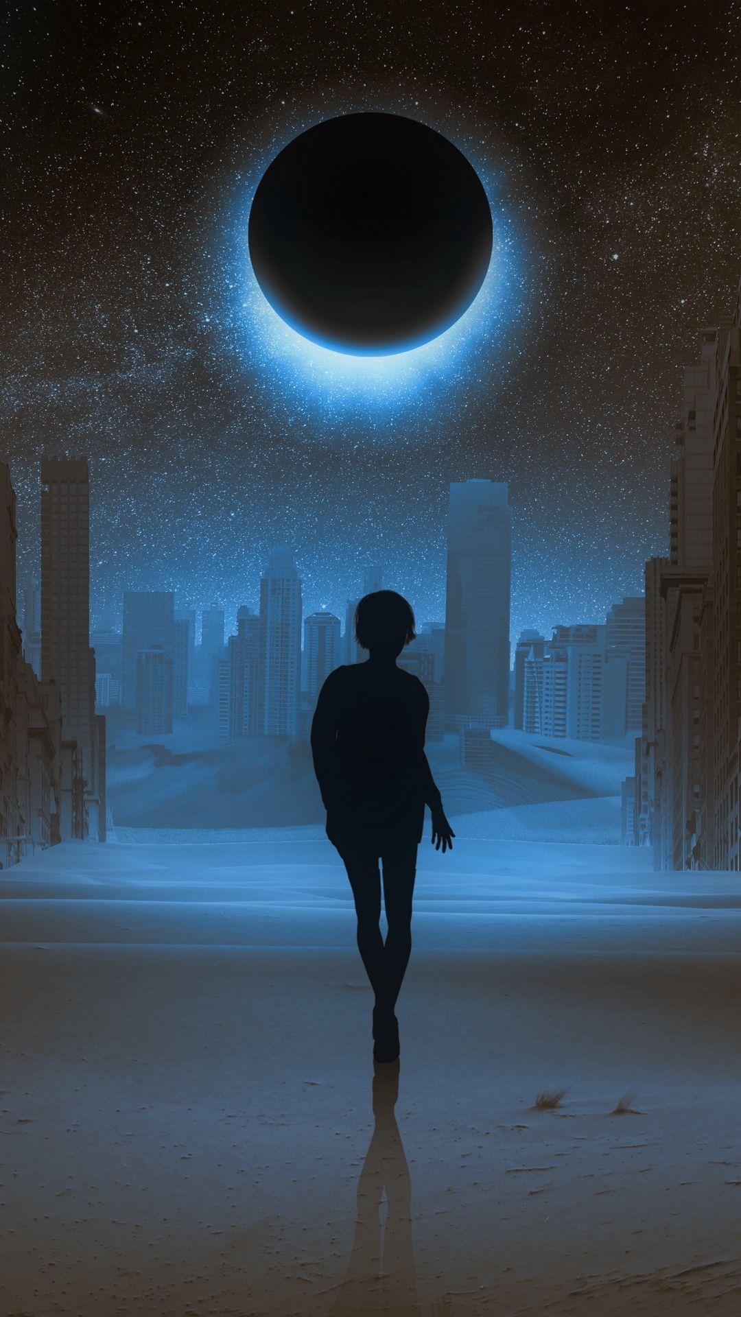 1080x1920 mystical #full moon #silhouette #test1 #art #wallpaper #lockscreen #mobile #android #ios #infinitywallpaper. Infinity wallpaper, Wallpaper, Technology wallpaper