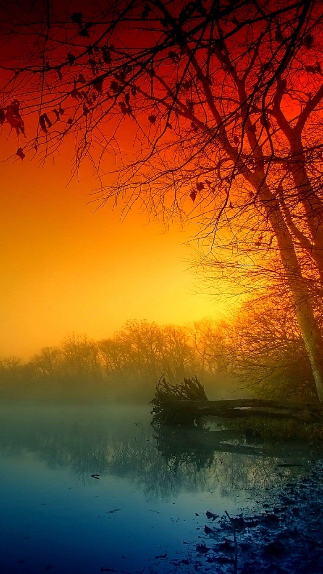 1080x1920 Sunset river