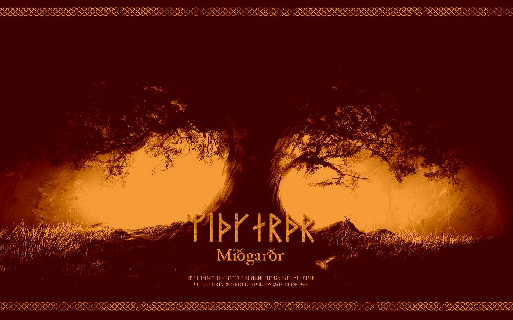 1680x1050 Midgard celtic pagan viking asgard myth 1567 - Asgard HD Wallpaper