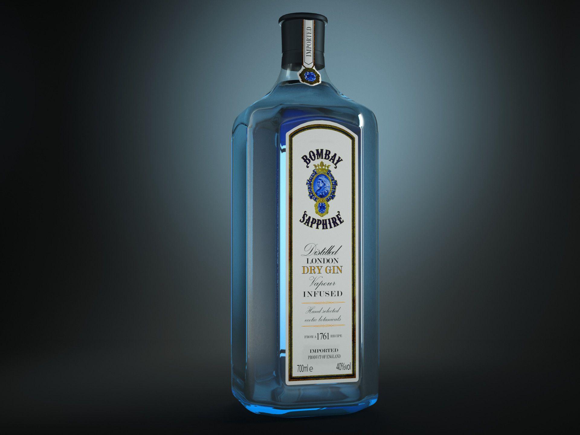 1920x1440 Bombay Saphire Gin Bottle, Tobias Messerschmidt
