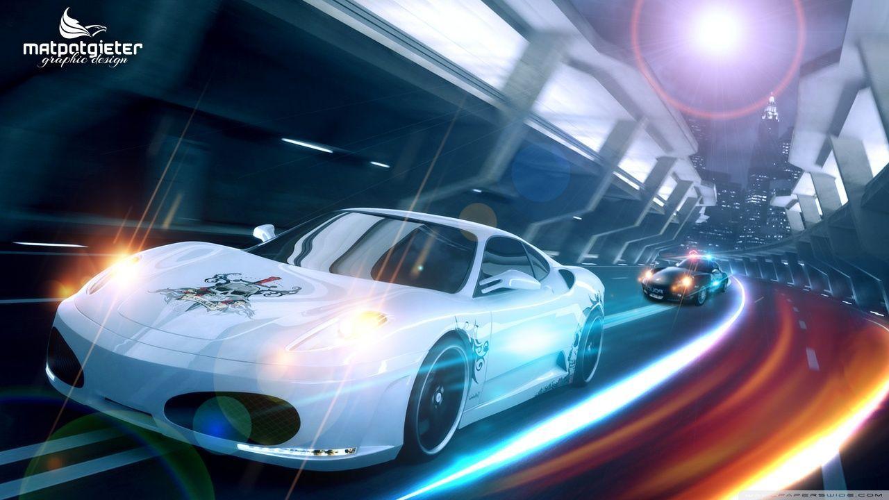 1280x720 Fast Car Background
