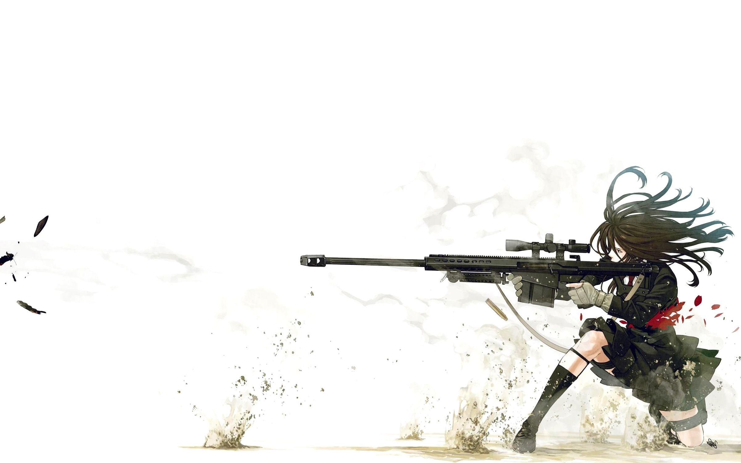 2406x1504 Anime, Sniper, Anime Image, HD Anime Wallpaper, Anime Artworks