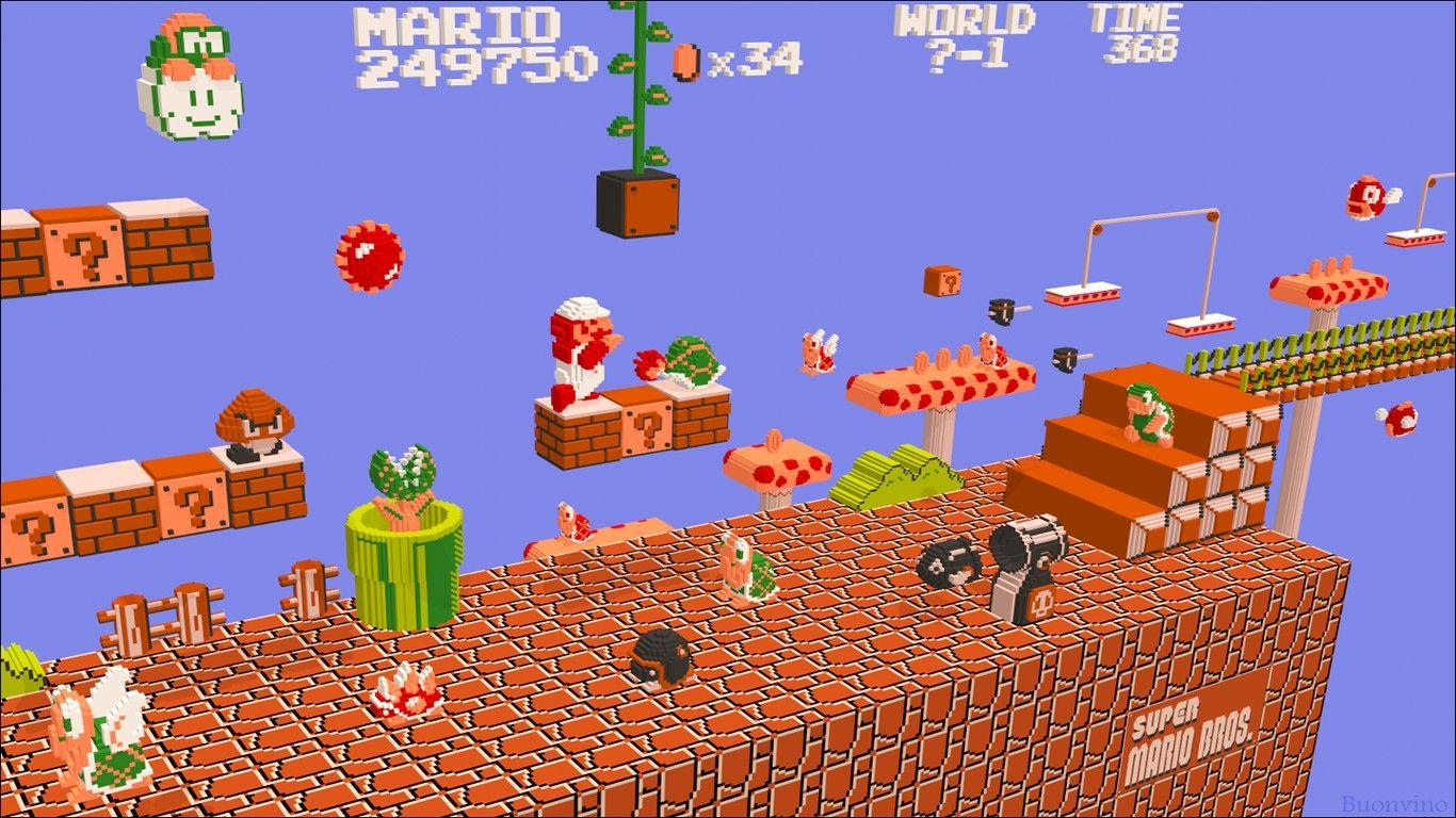 1366x768 Super Mario, Mario Bros., Super Mario Bros. HD Wallpaper / Desktop and Mobile Image & Photo