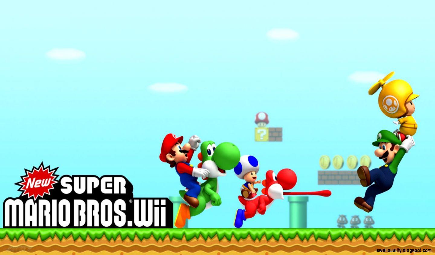 1440x846 Super Mario Bros HD Wallpaper