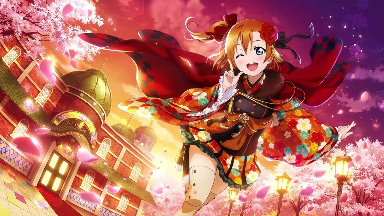 1500x844 Kosaka Honoka Love Live! Live Wallpaper