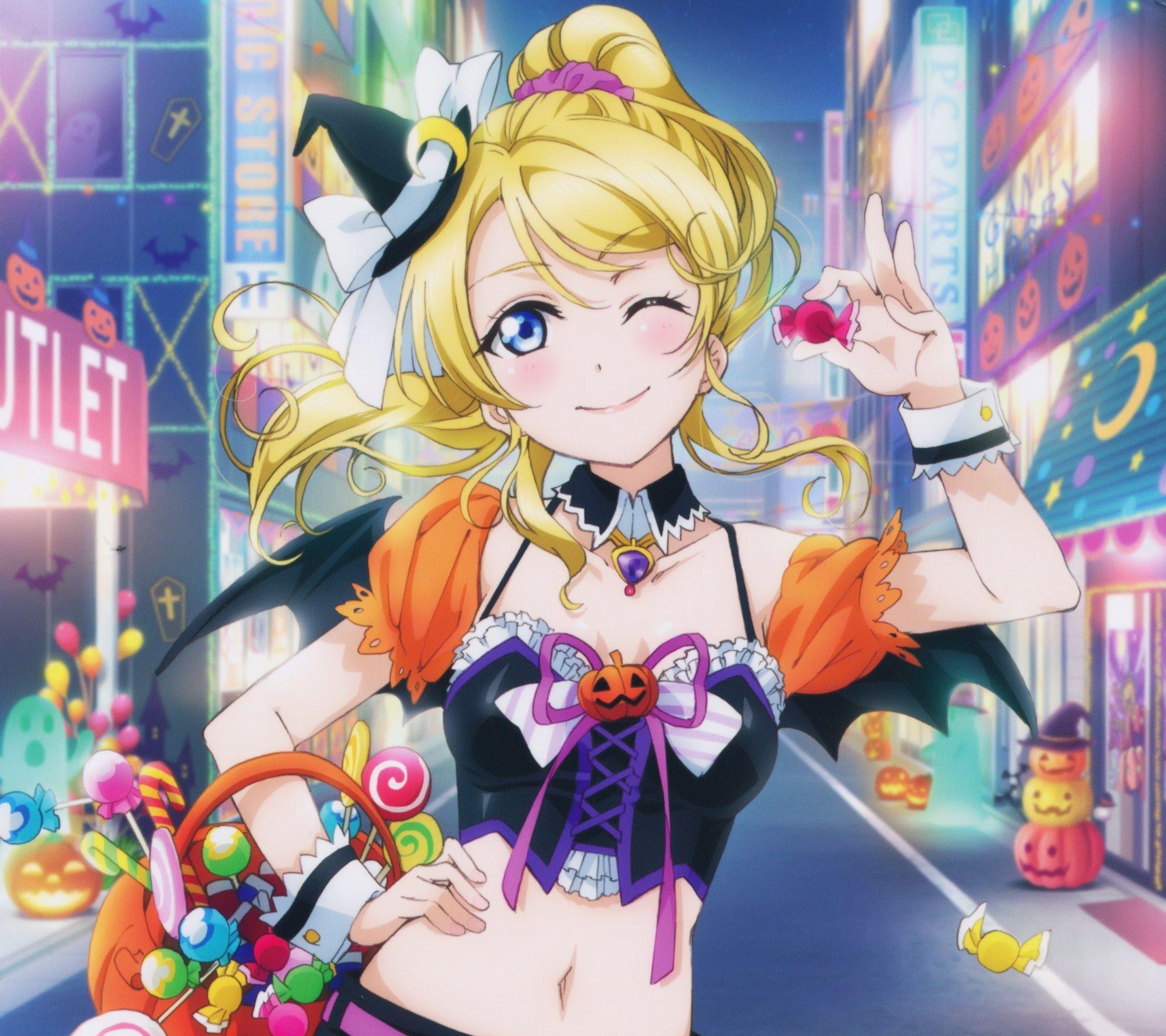 2160x1920 Halloween 2014 anime.Love Live Android wallpaper.2160×1920