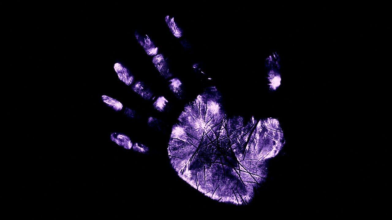 1280x720 Purple Handprint HD Wallpaperx720