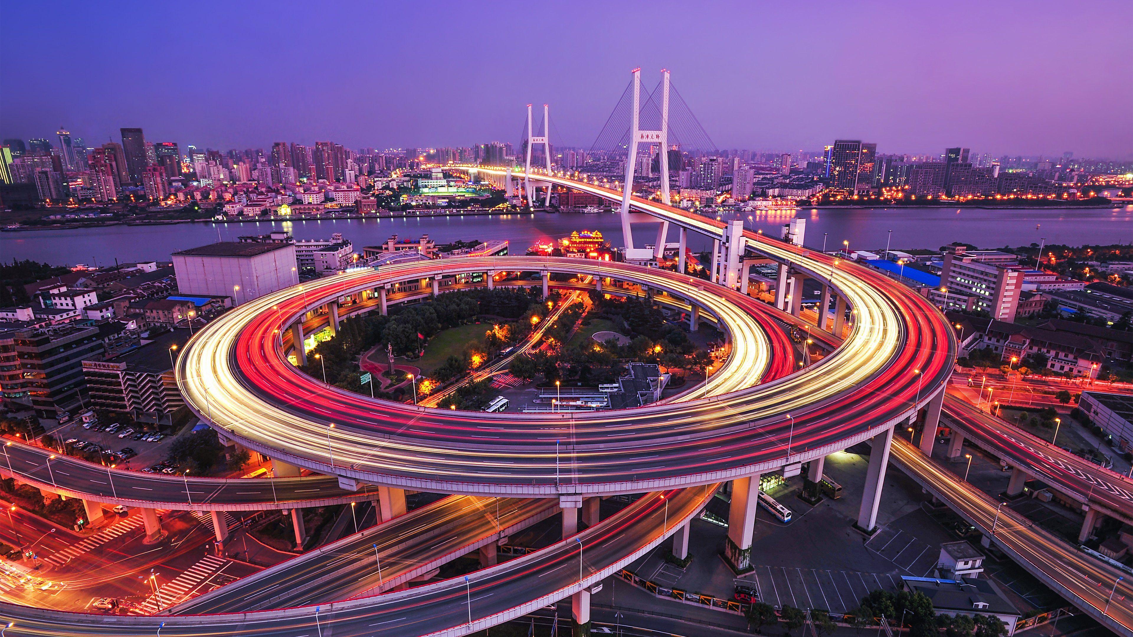 3840x2160 Shanghai 4K wallpaper for your desktop or mobile screen free and easy to download