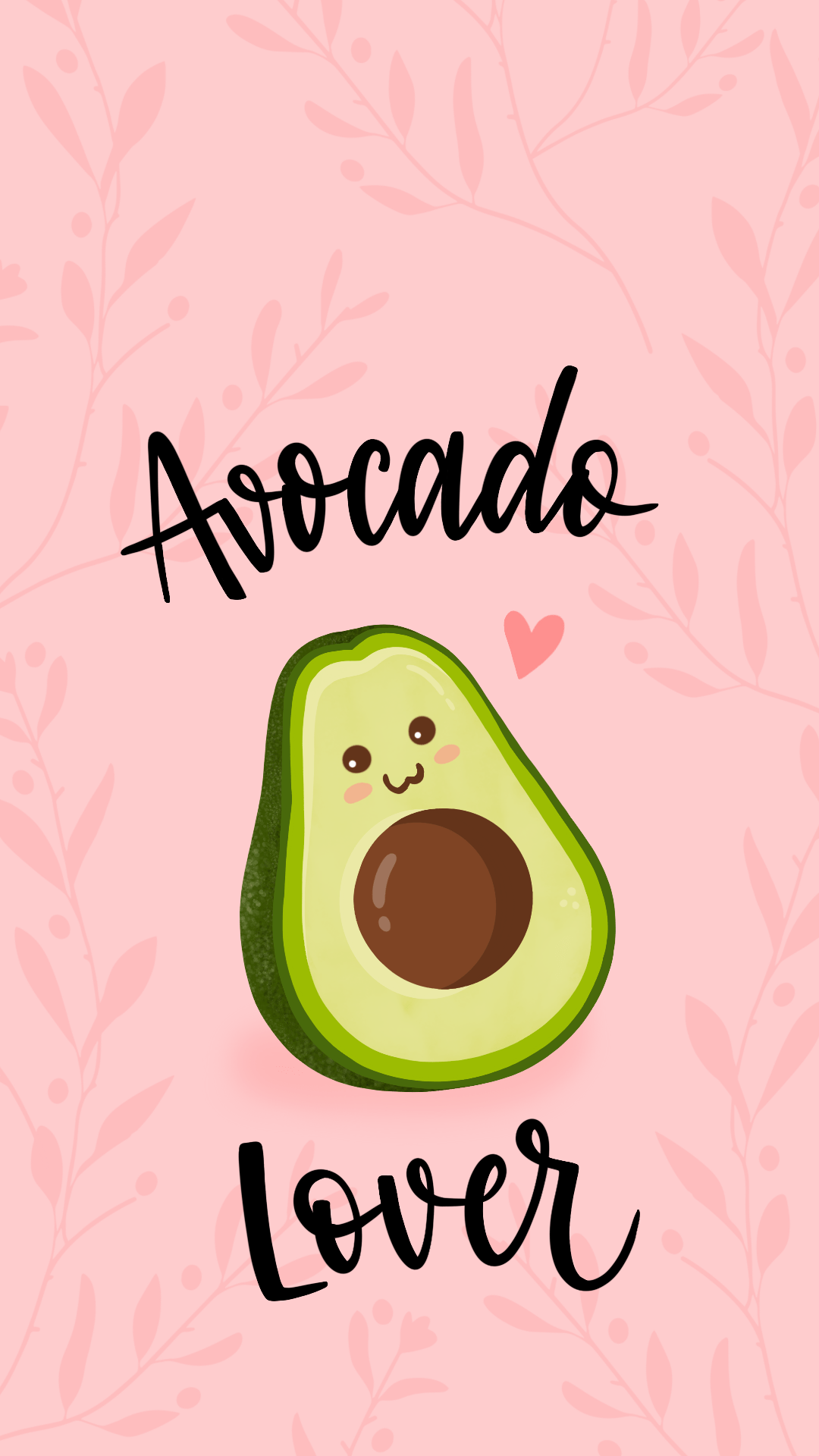 1080x1920 Fond d'écran Avocado Lover by Gocase, rose, avocat, mignon, fruits, feuilles, fond d'écran,. Wallpaper iphone cute, Cute christmas wallpaper, New wallpaper iphone