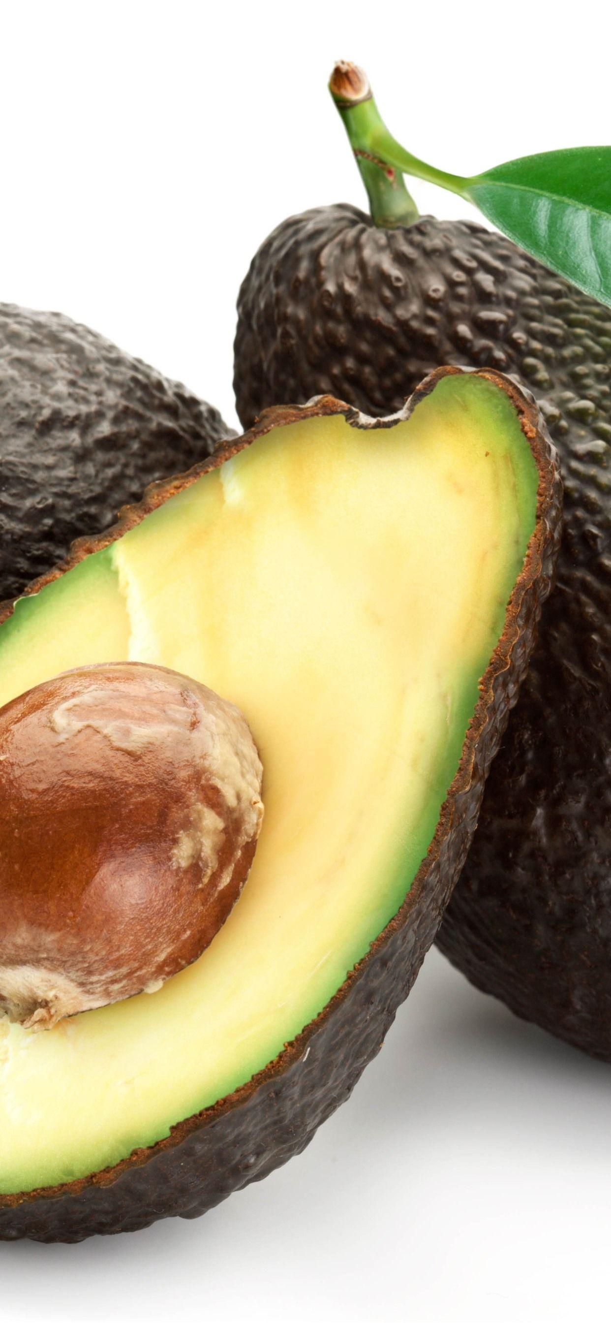 1242x2688 Avocado, Fruit, White Background 1242x2688 IPhone 11 Pro XS Max Wallpaper, Background, Picture, Image
