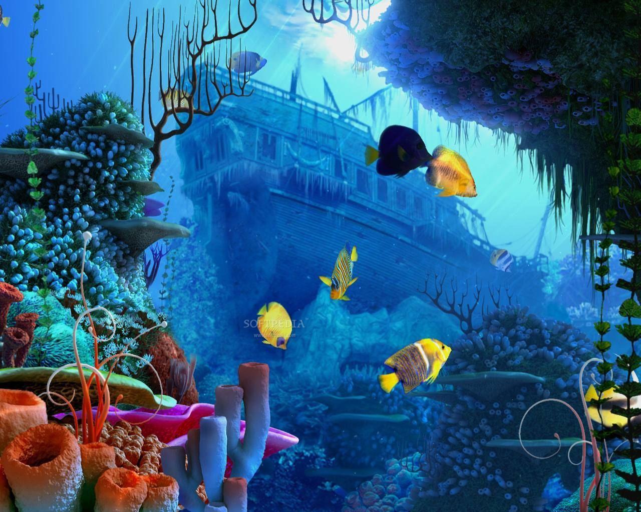 Coral Reef Aquarium 3d Animated Wallpaper Image Num 6