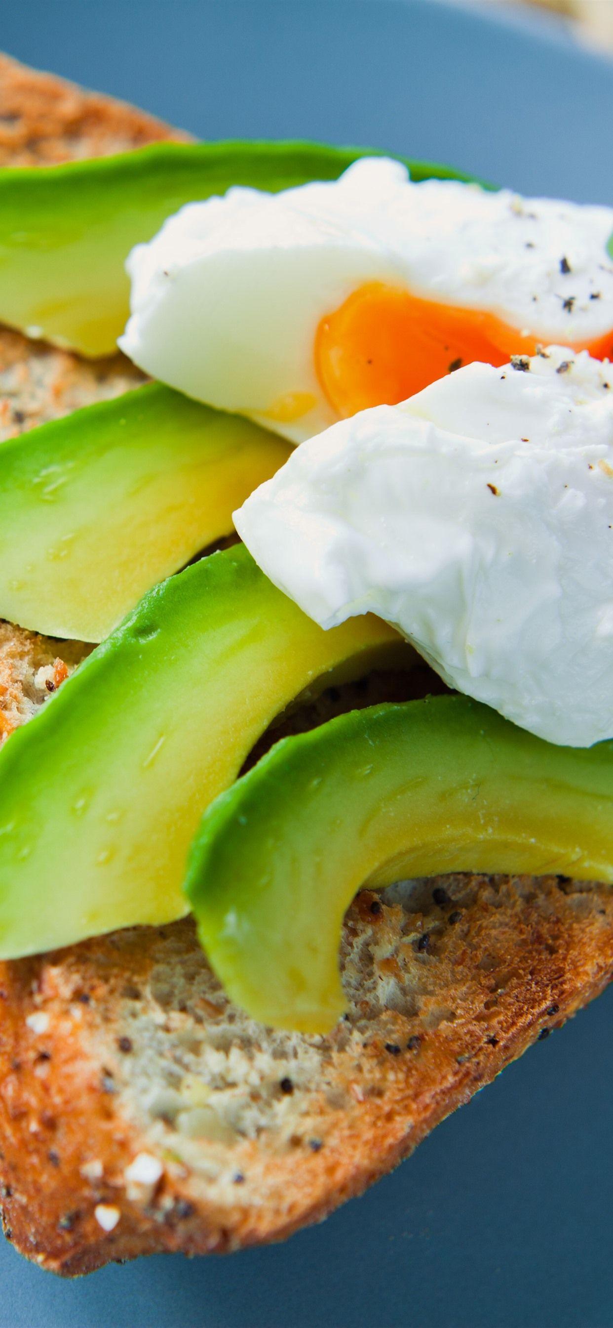 1242x2688 Wallpaper Breakfast, avocado, egg, bread 5120x2880 UHD 5K Picture, Image