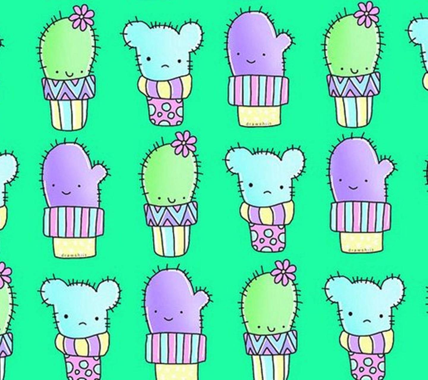 1441x1280 Cacti wallpaper