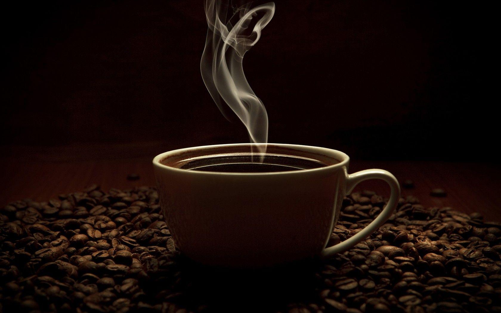 1680x1050 Wallpaper Coffee, Beans, Smoke, Dark coffee, HD, Lifestyle / Most Popular,. Wallpaper for iPhone, Android, Mobile and Desktop