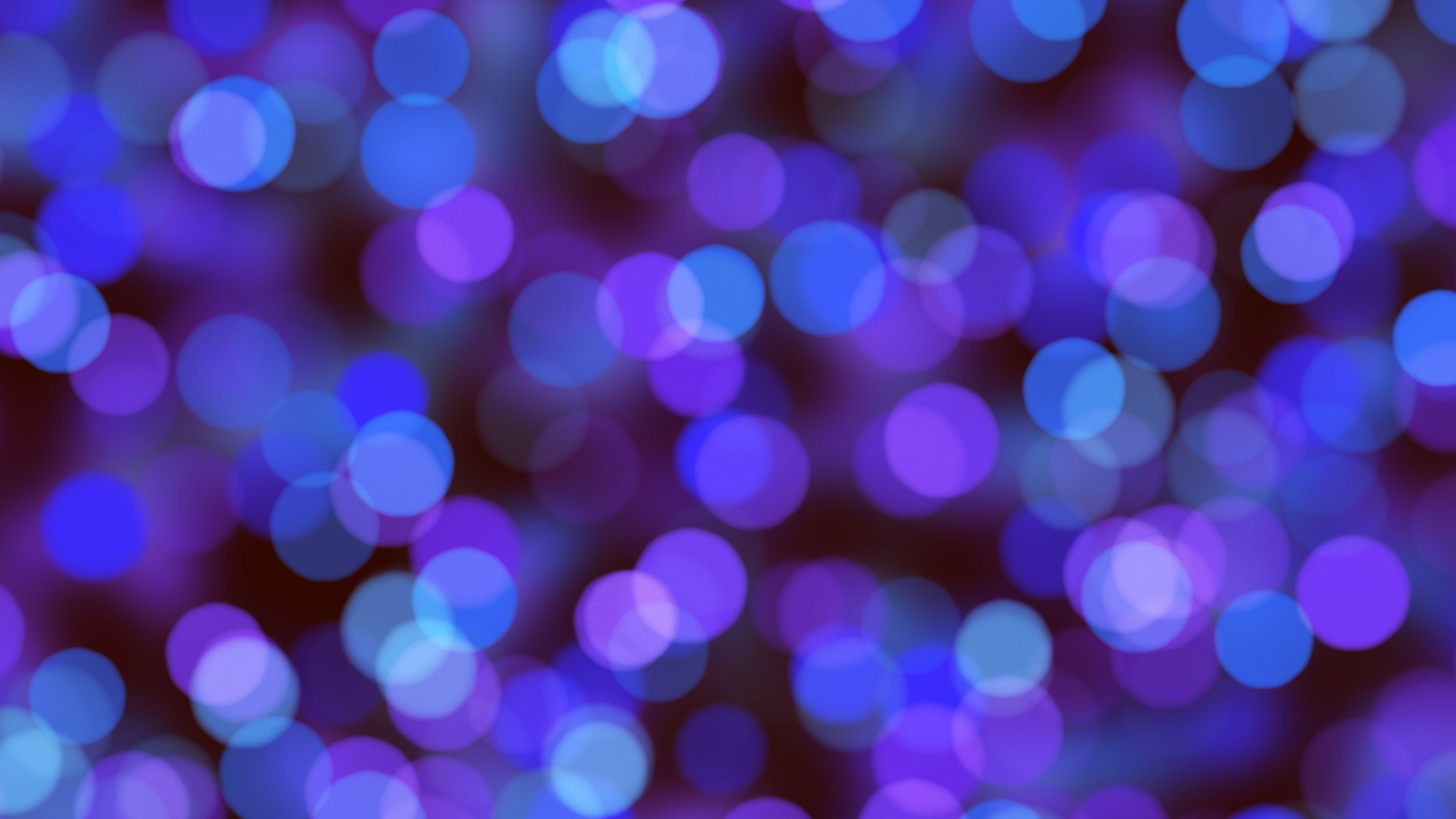 3840x2160 Wallpaper 4k Bokeh Effect Blue Wallpaper
