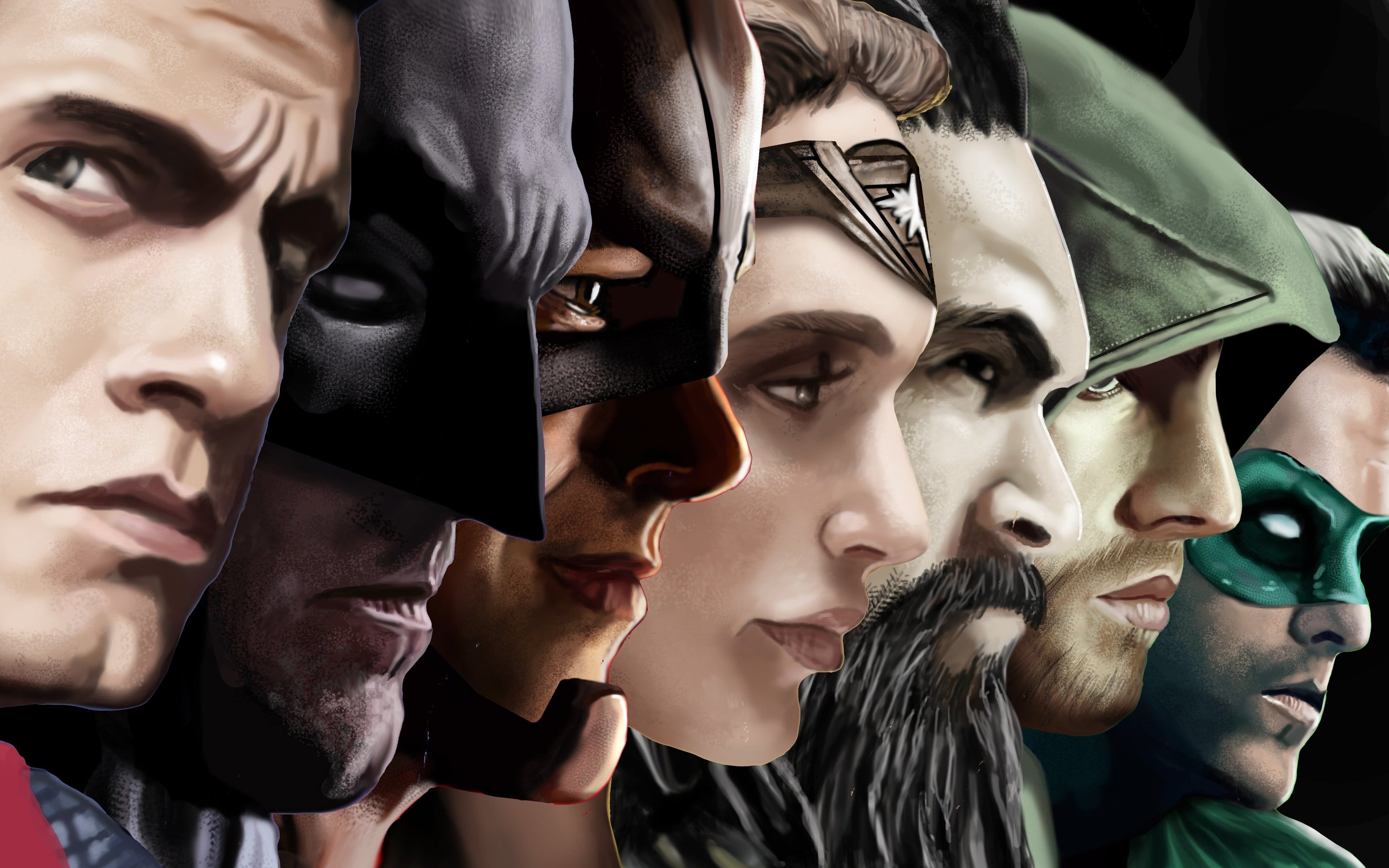 3840x2400 Action Heroes Justice League Superheroes Artwork Wallpaper and Free