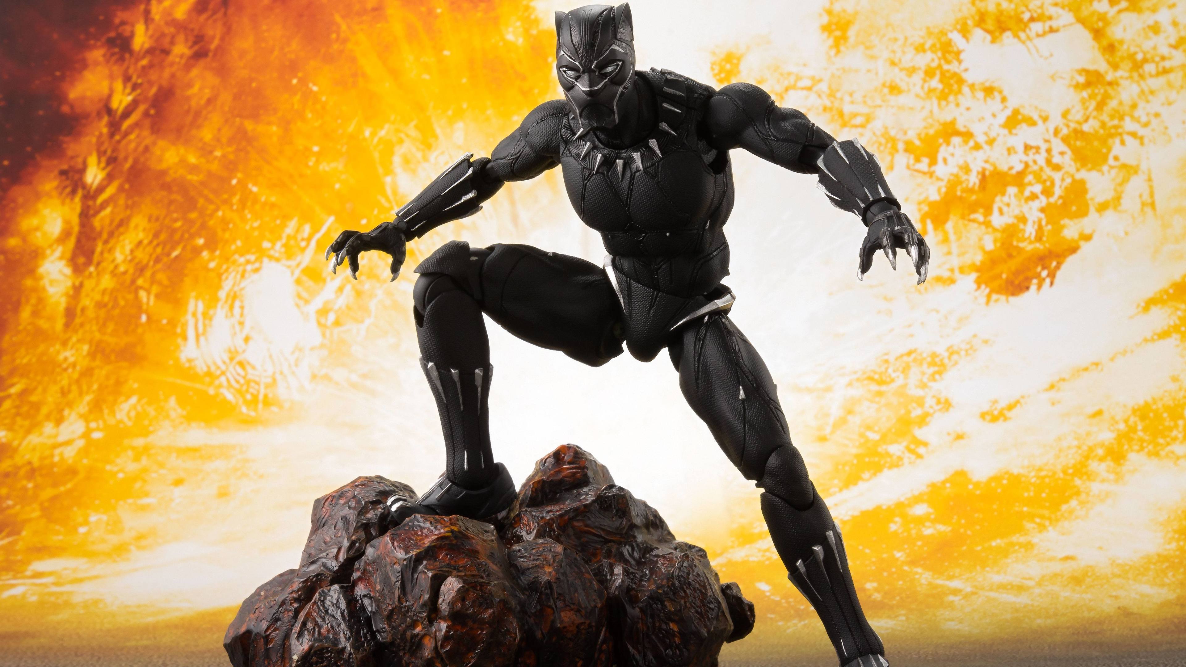 3840x2160 Wallpaper 4k Black Panther Action Figure 5k 4k Wallpaper, 5k Wallpaper, Black Panther Wallpaper, Hd Wallpaper, Superheroes Wallpaper
