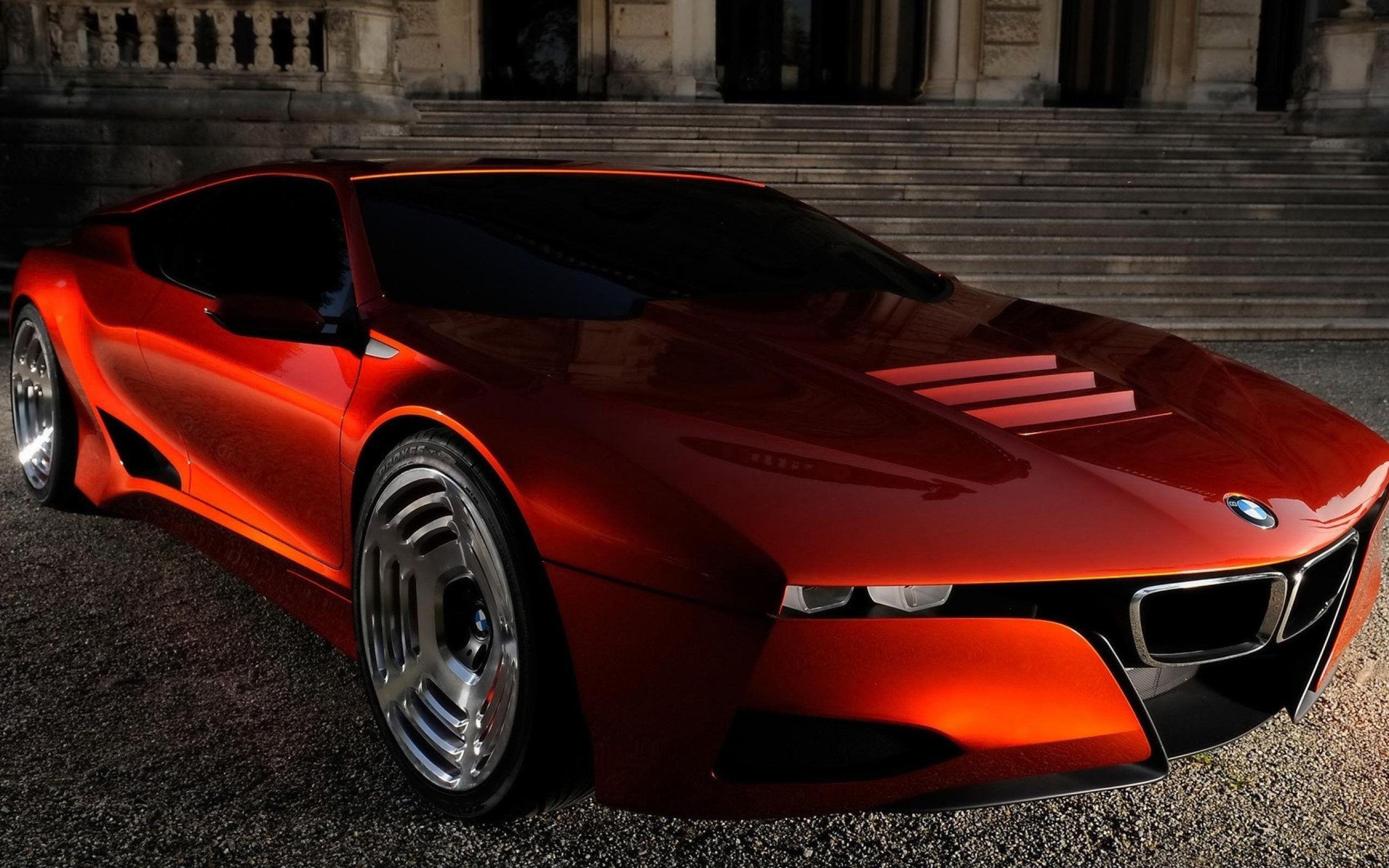 2560x1600 BMW futuristic concept art concept cars sports cars orange cars