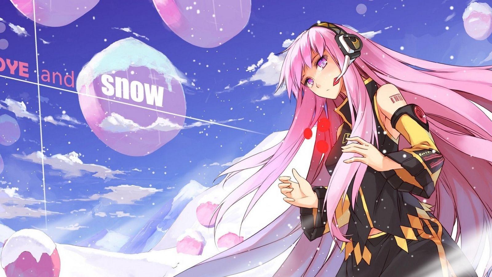 1600x900 Download wallpaper 1600x900 vocaloid, megurine luka, magician, art