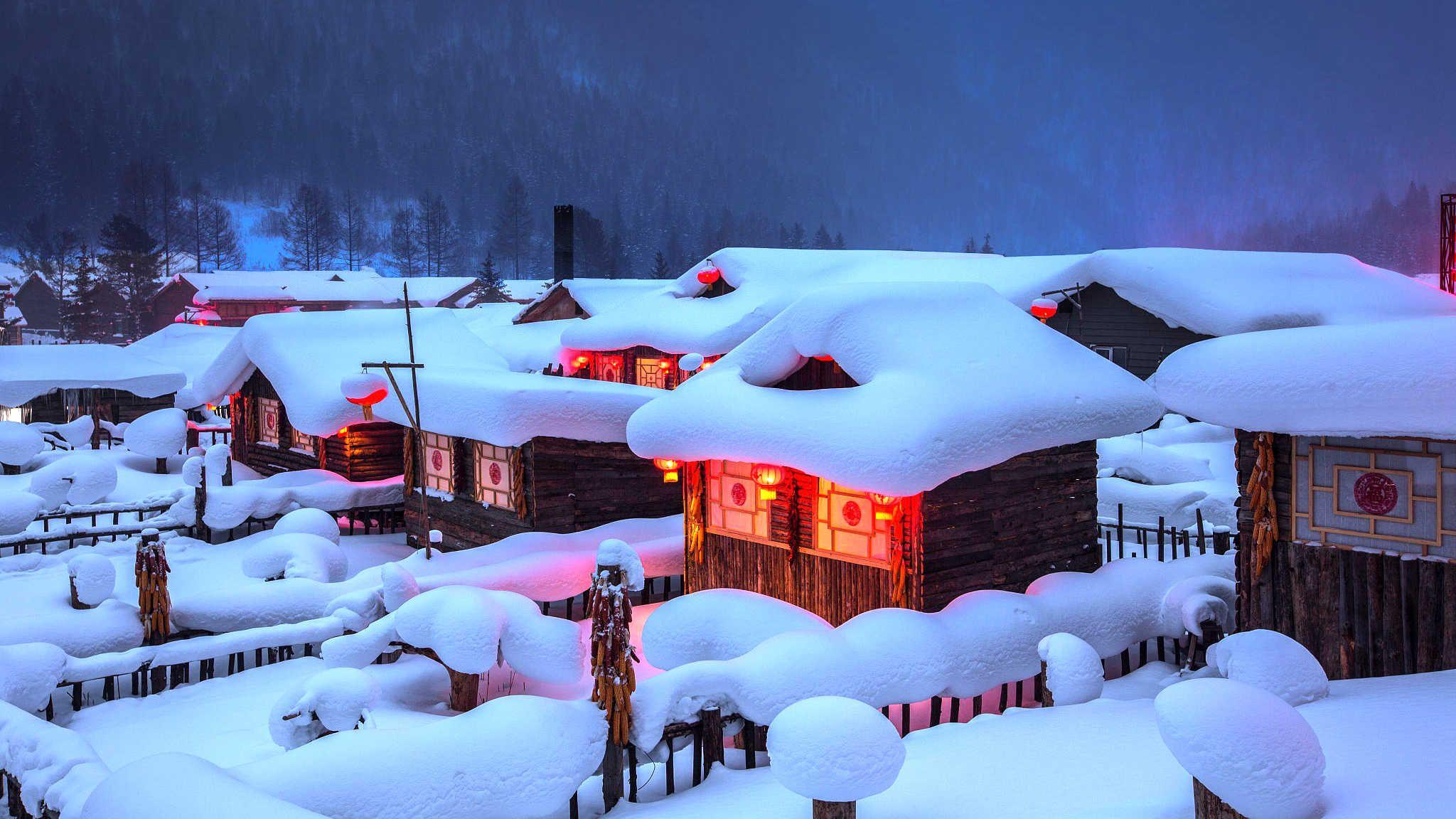 Snow Town Wallpapers Top Free Snow Town Backgrounds WallpaperAccess