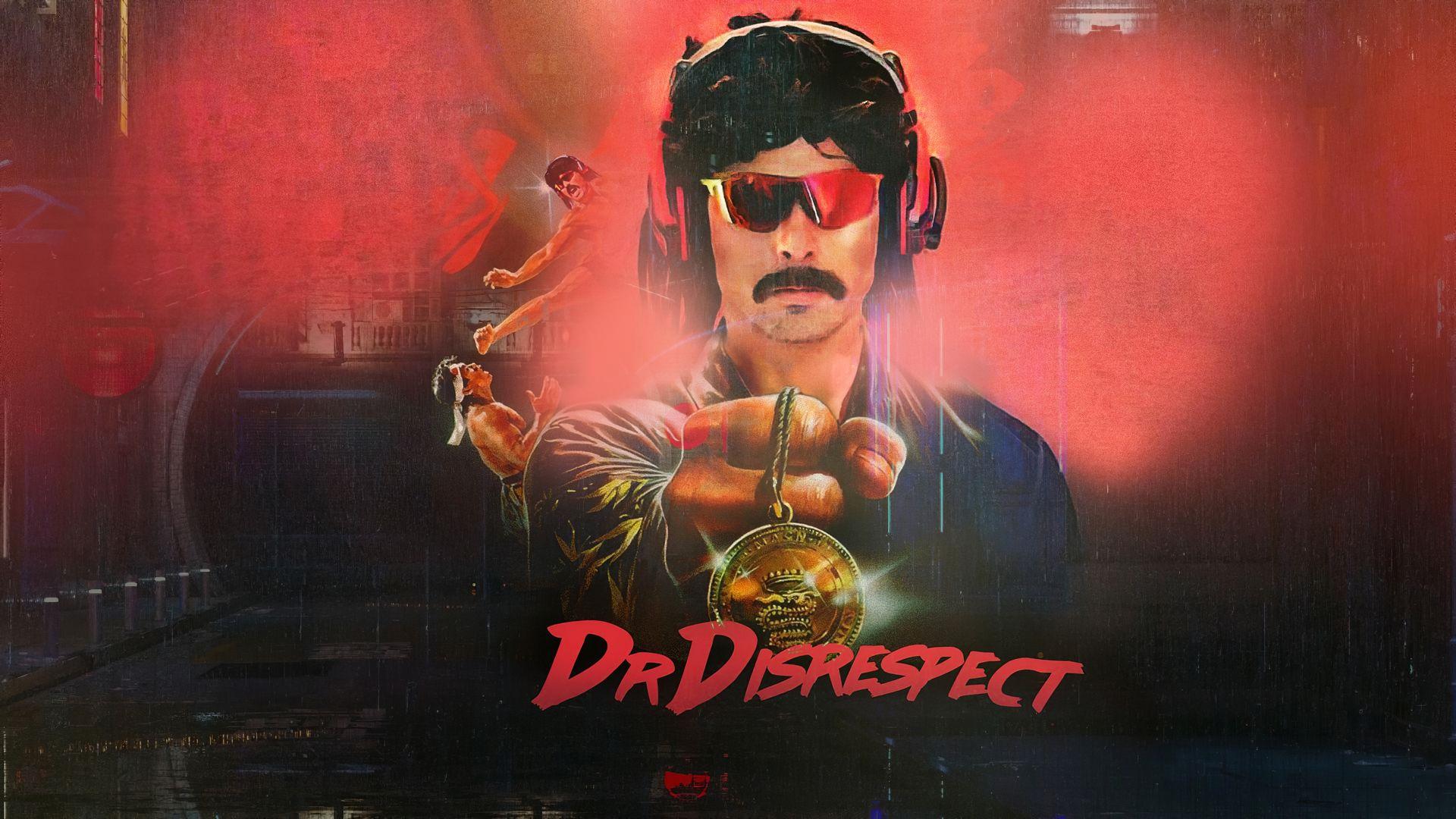 Dr Disrespect Logo Wallpaper