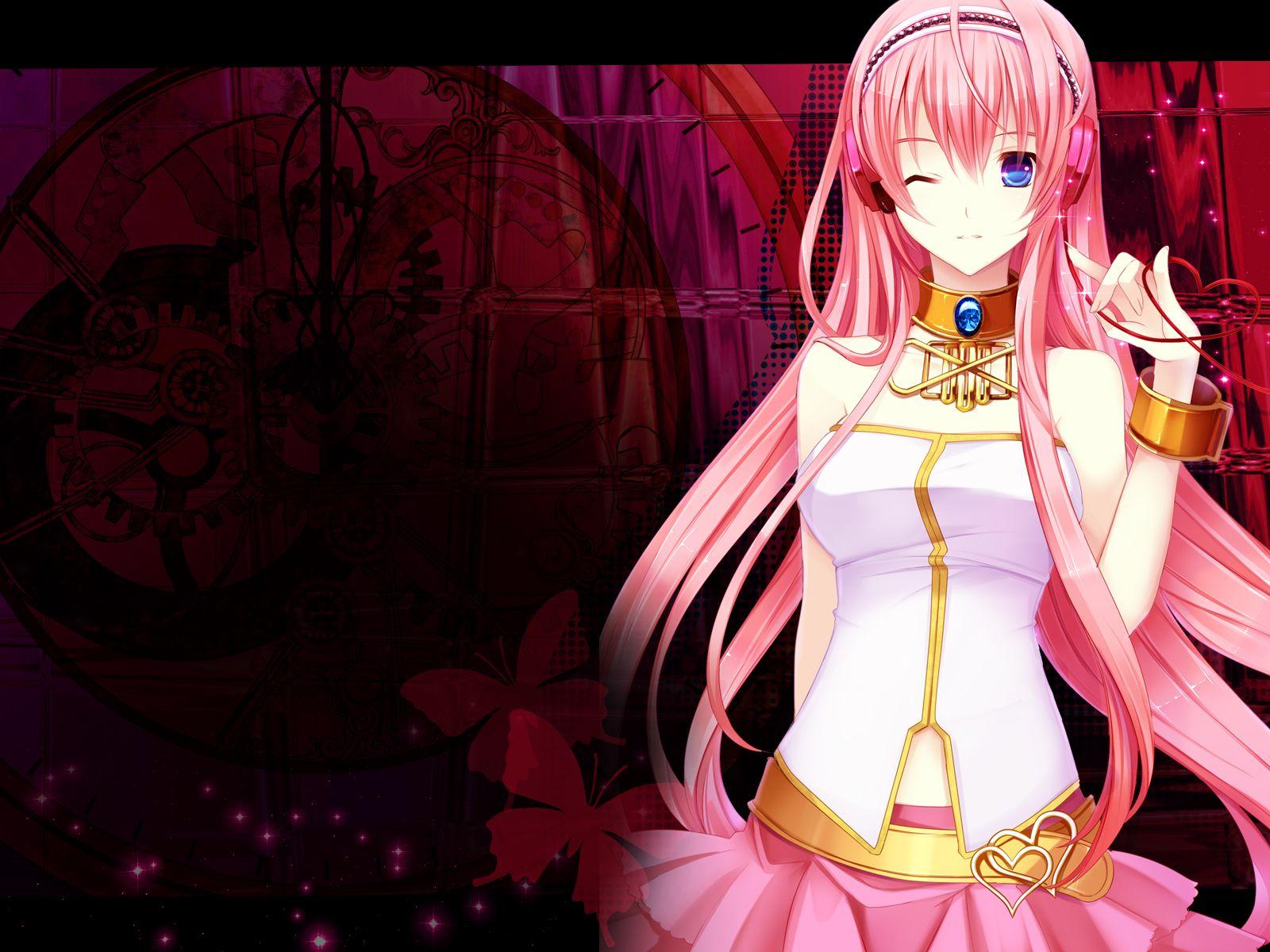 1600x1200 Megurine Luka Anime Image