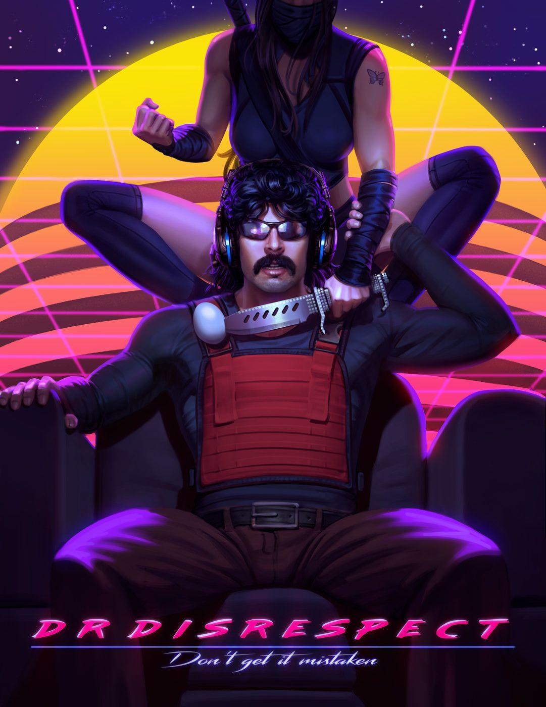 1081x1400 Dr Disrespect And Mrs Assassin Artwork Db8zA. Disrespect, Cartoon Profile Picture, Fan Art