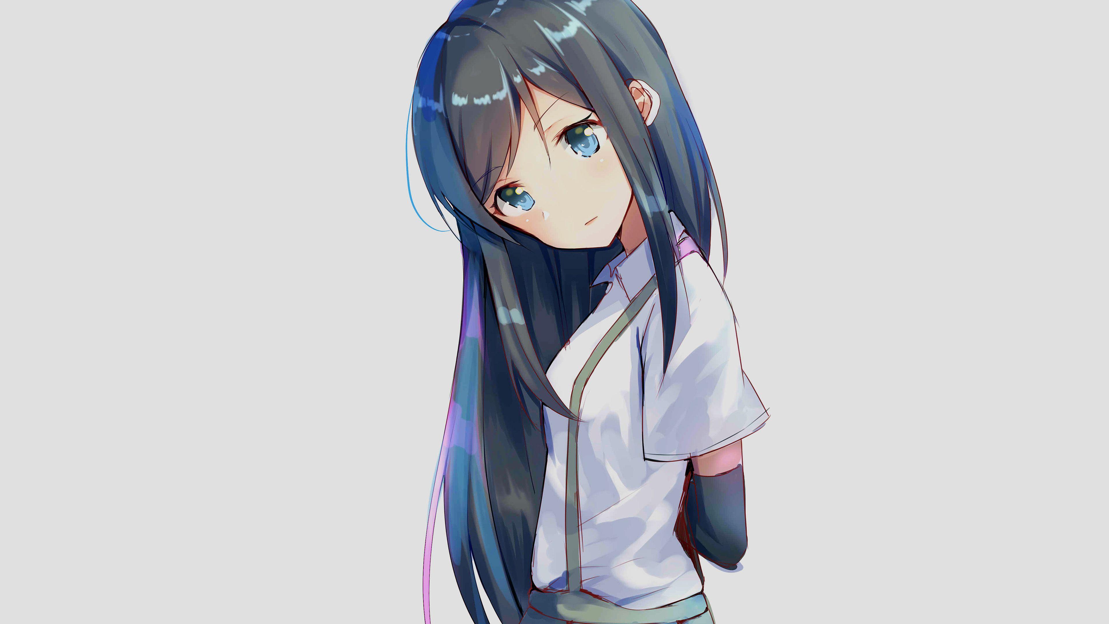 3840x2160 Anime Asashiho Kantai Girl Illustration Art Wallpaper