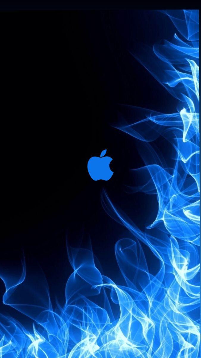 Neon Blue Apple Wallpapers Top Free Neon Blue Apple Backgrounds