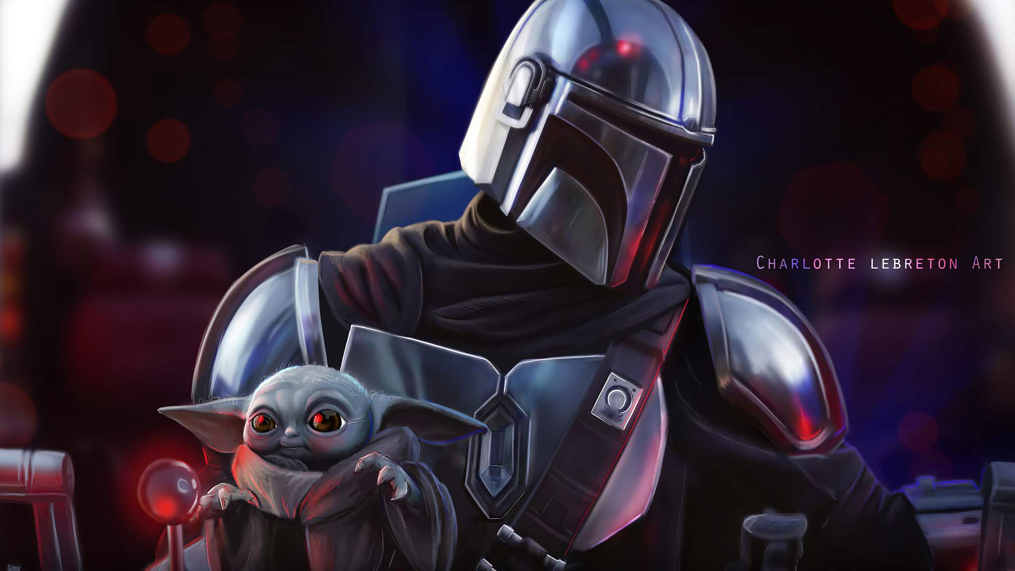 2048x1152 The Mandalorian 4k background