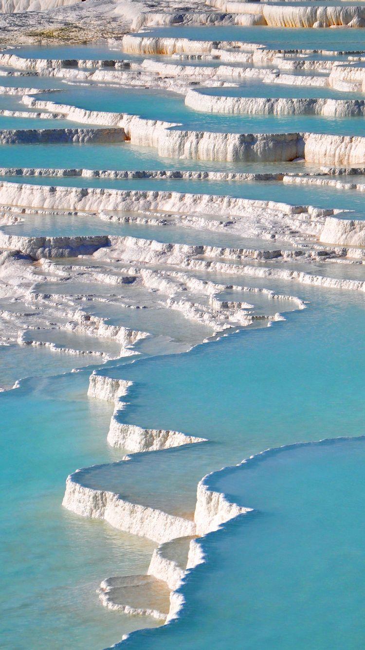 750x1334 Turkey Pamukkale iPhone Wallpaper HD