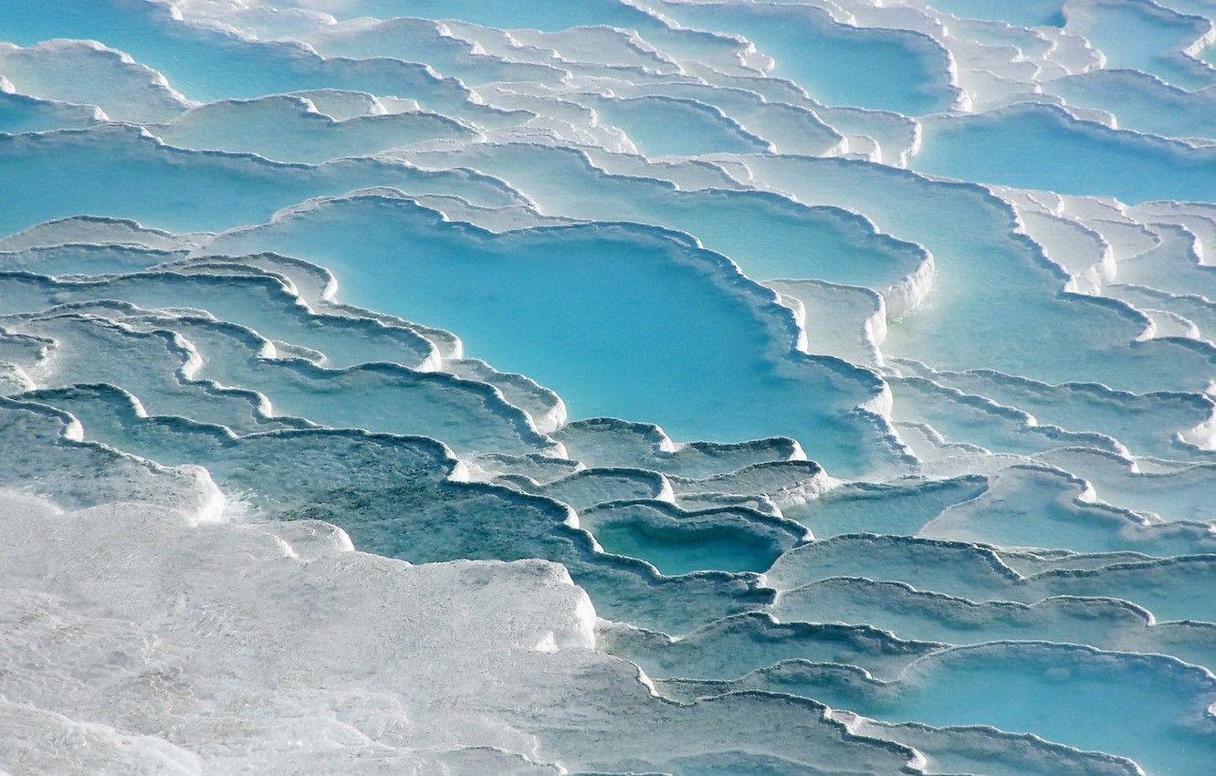 1332x850 Wallpaper Pamukkale, Turquoise travertines, Cotton Castle image for desktop, section природа