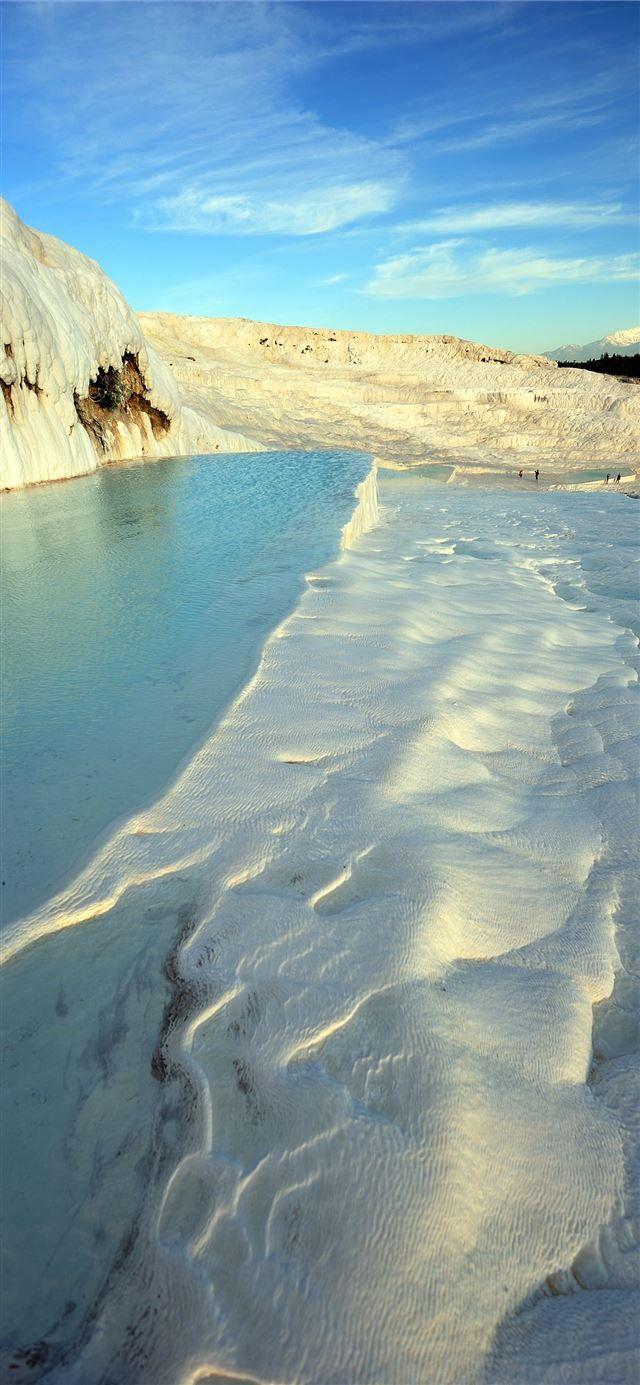 640x1385 Pamukkale Thermal Pools iPhone X Wallpaper Free Download