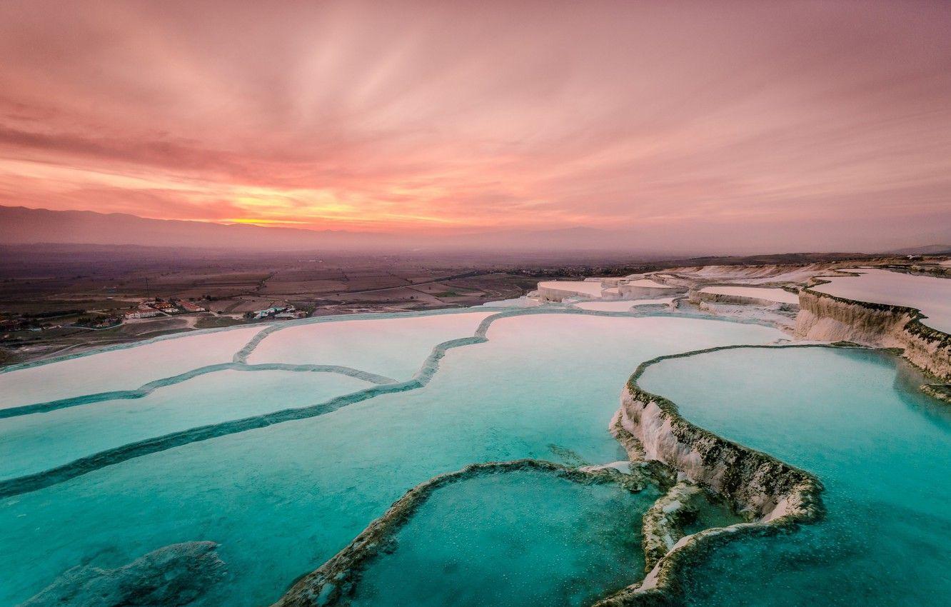 1332x850 Wallpaper turkey, pamukkale, denizli image for desktop, section пейзажи