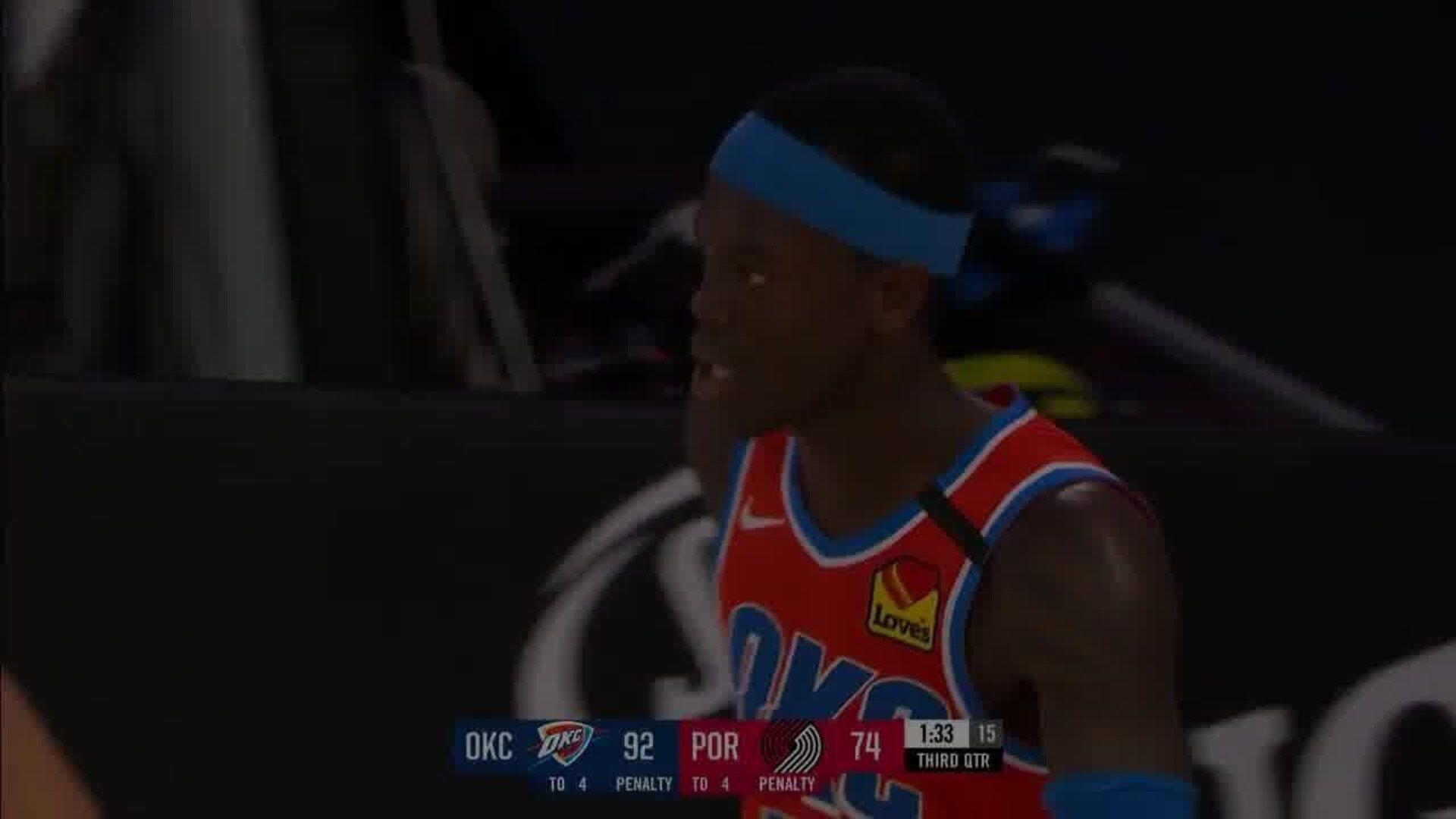1920x1080 Dennis Schroder Drives Inside And Finishes Through Contact For The And One Score In The Third Quarter