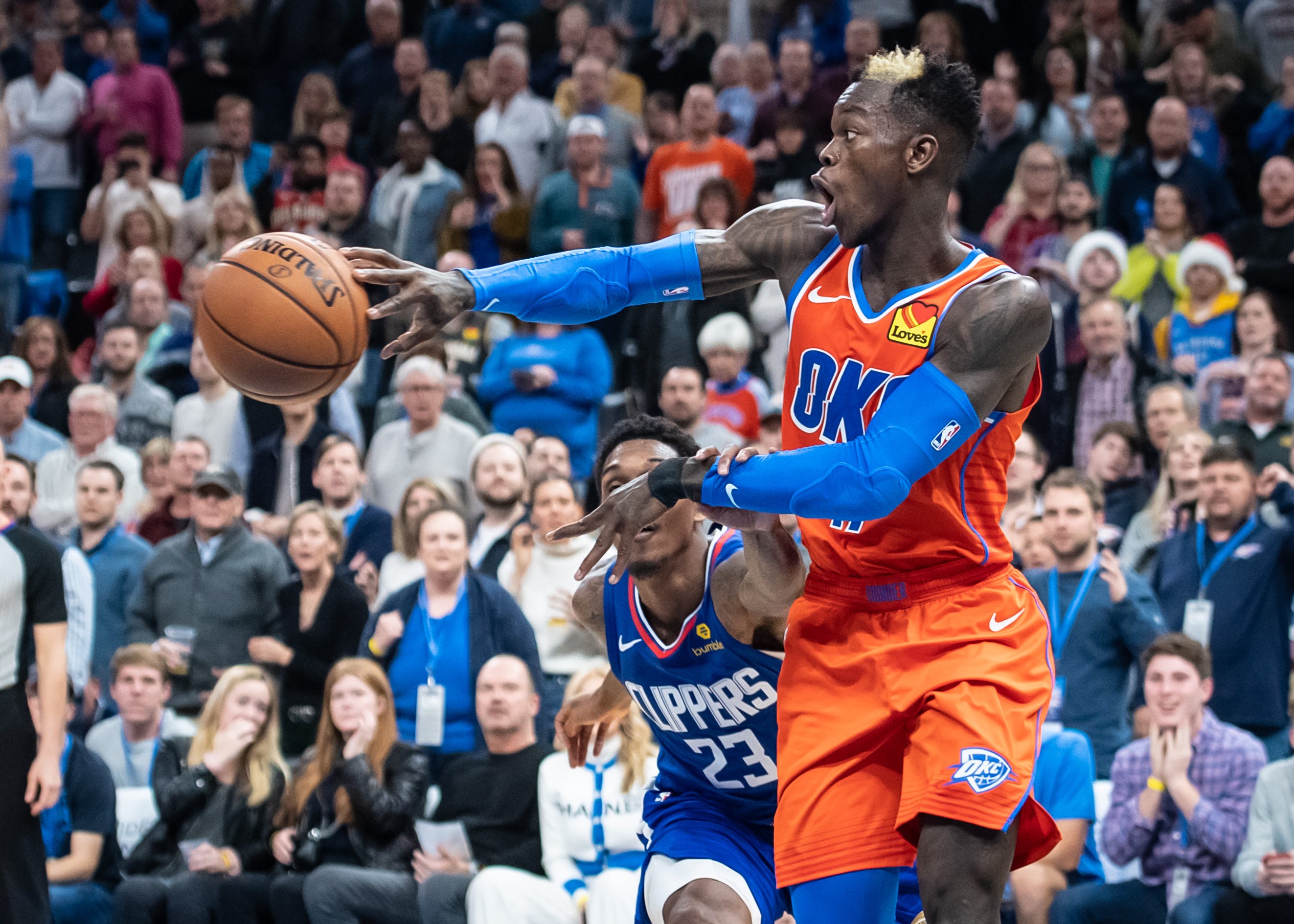 2645x1889 Dennis Schroder's 16 Fourth Quarter Points Lead Thunder To A 118 112 Win