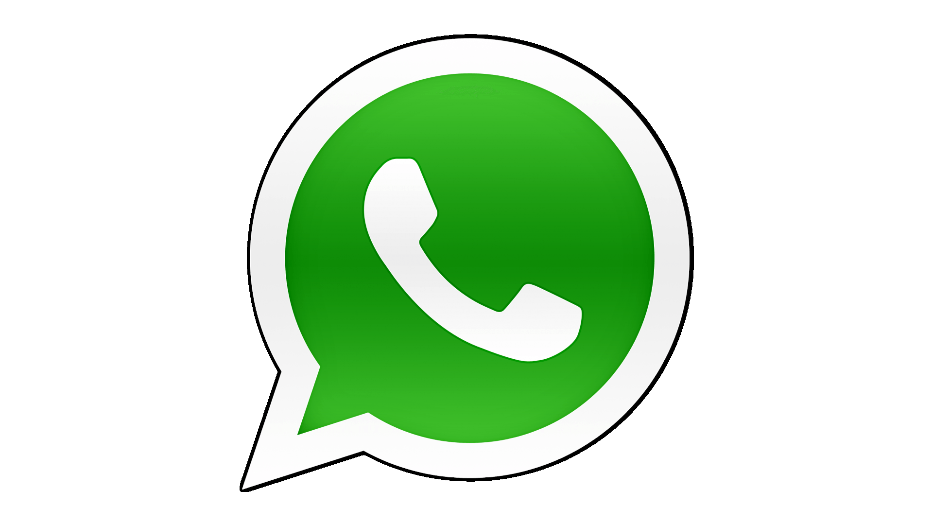 black whatsapp logo png