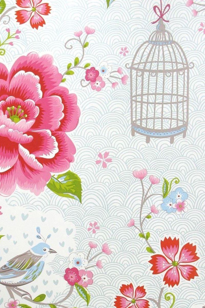 800x1200 Birds in Paradise wallpaper white. Pip Studio the Official website