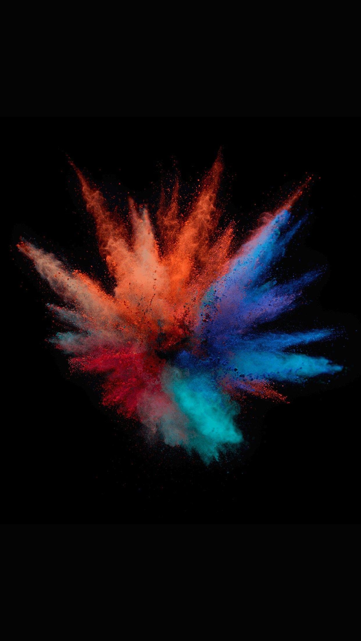 1242x2208 Minimal / Android Oreo Wallpaper X Color Splash, Download Wallpaper