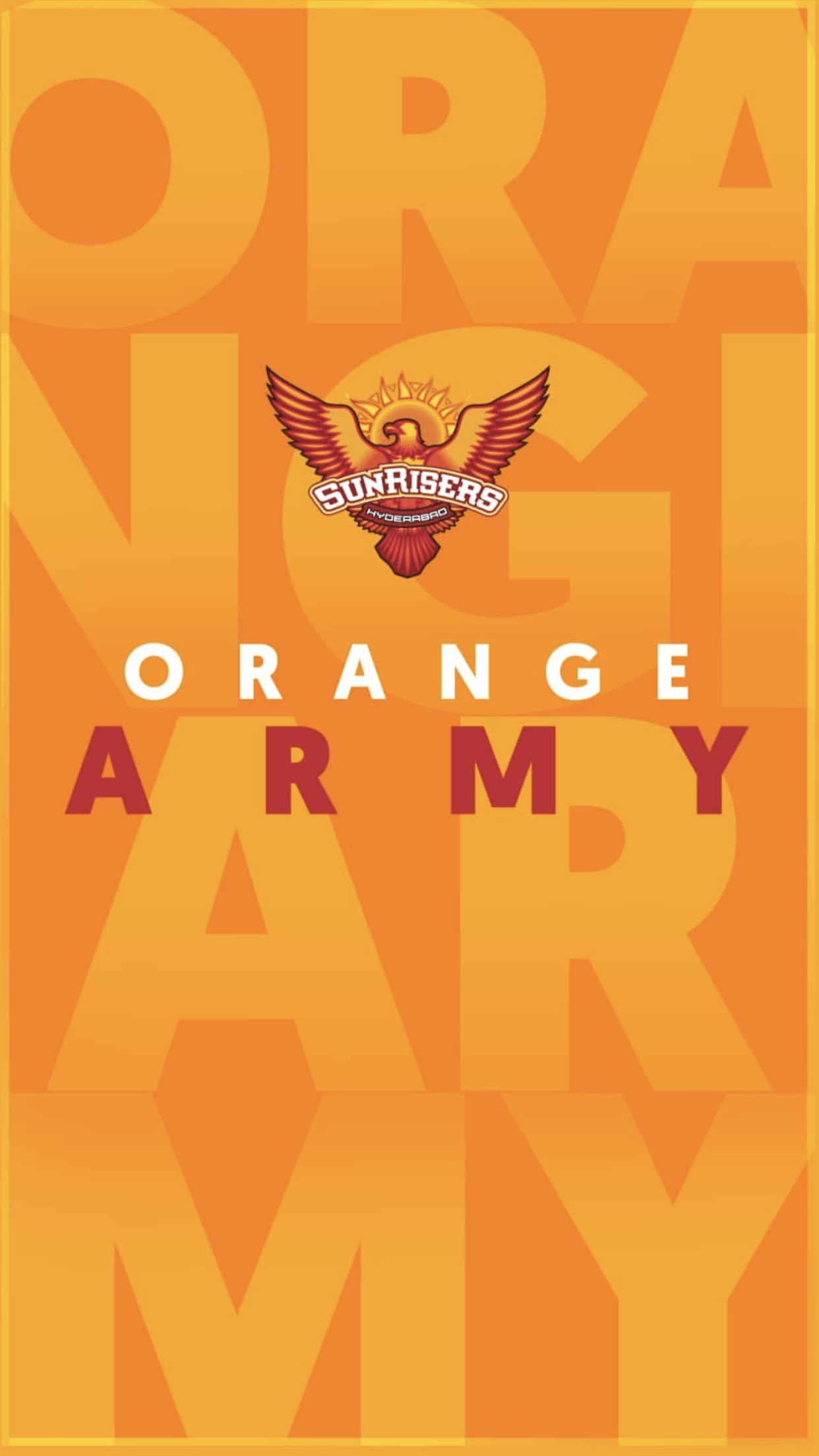 1242x2208 Sunrisers Hyderabad. Army wallpaper, Wallpaper, Poster