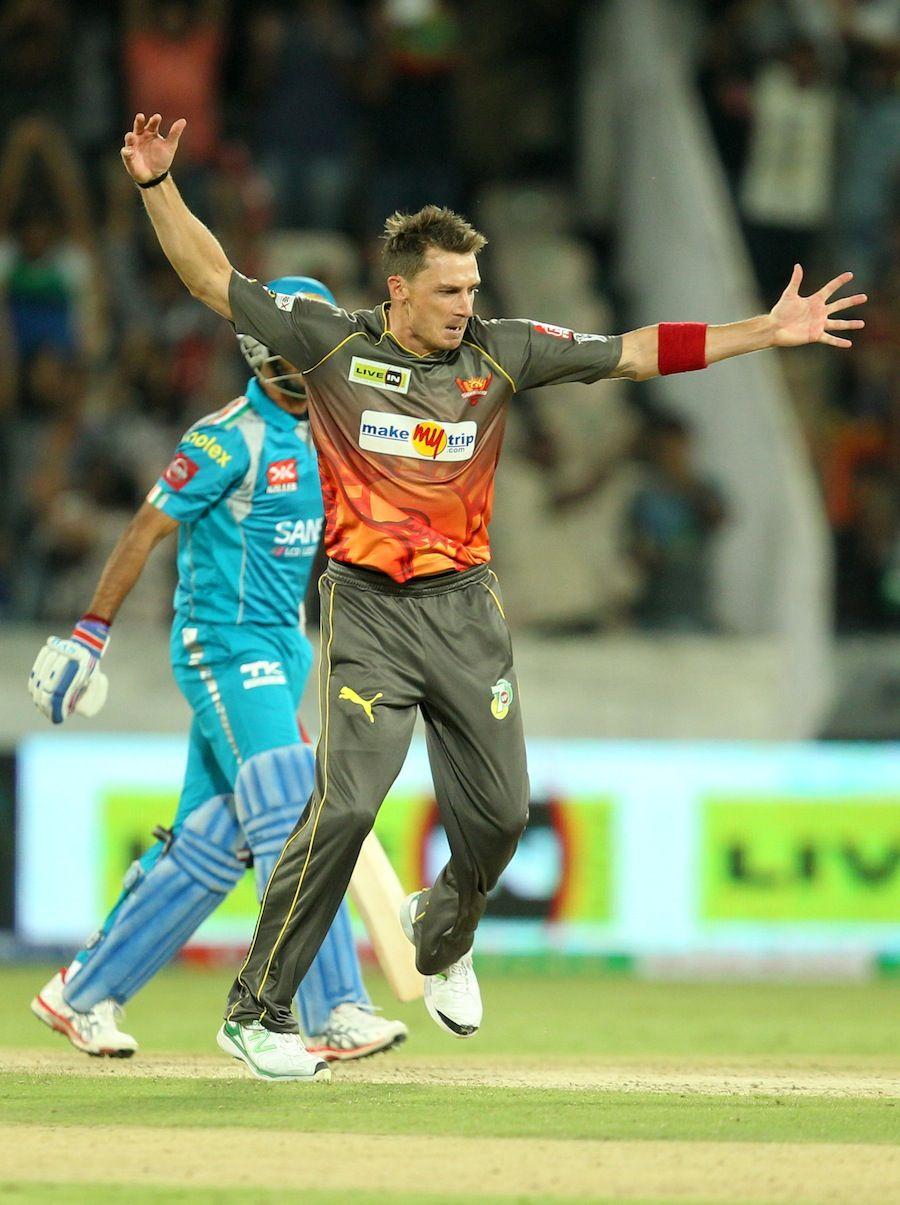 900x1205 Dale Steyn celebrates dismissing Ashok Dinda, Sunrisers Hyderabad v Pune Warriors, IPL, Hyderabad, April 2013