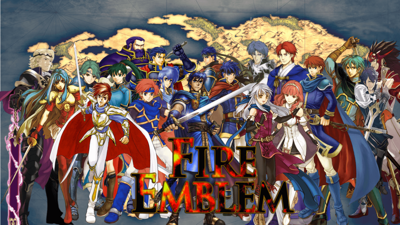 1366x768 Remade the old FE wallpaper to have some newer characters and Alm and Celica's new art. STILL could be better.(slightly fixed). Criticism appreciated
