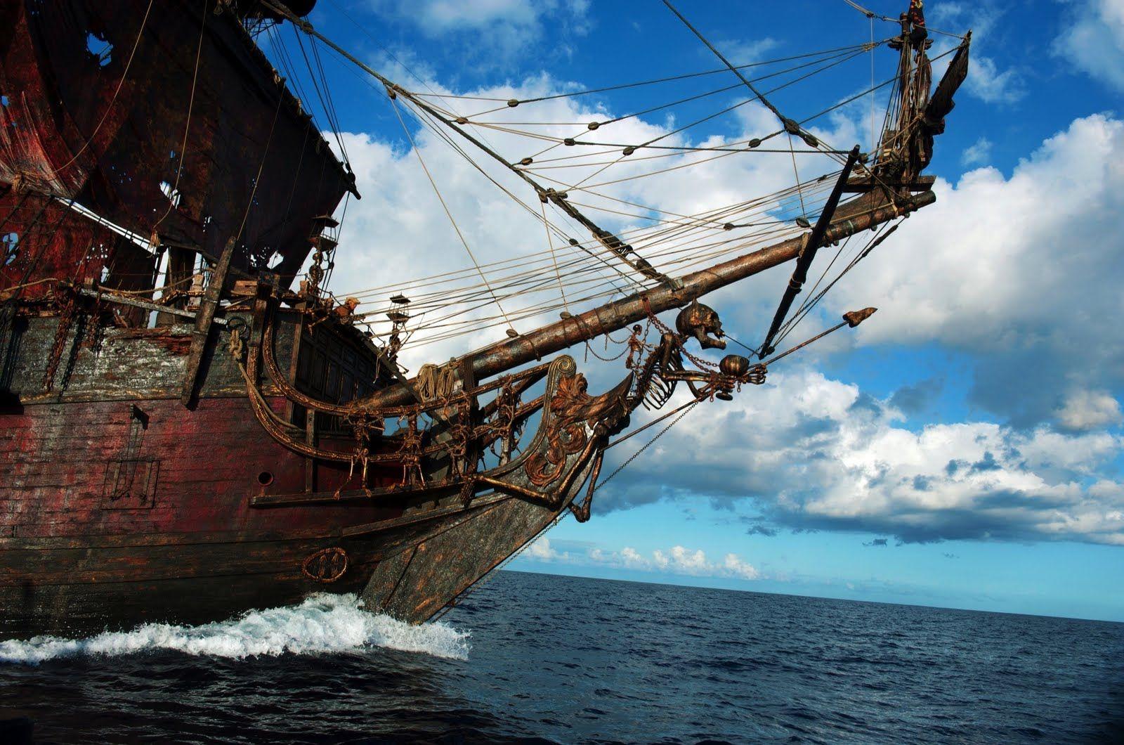 1600x1060 Blackbeards Ship In Pirates Of The Caribbean 4