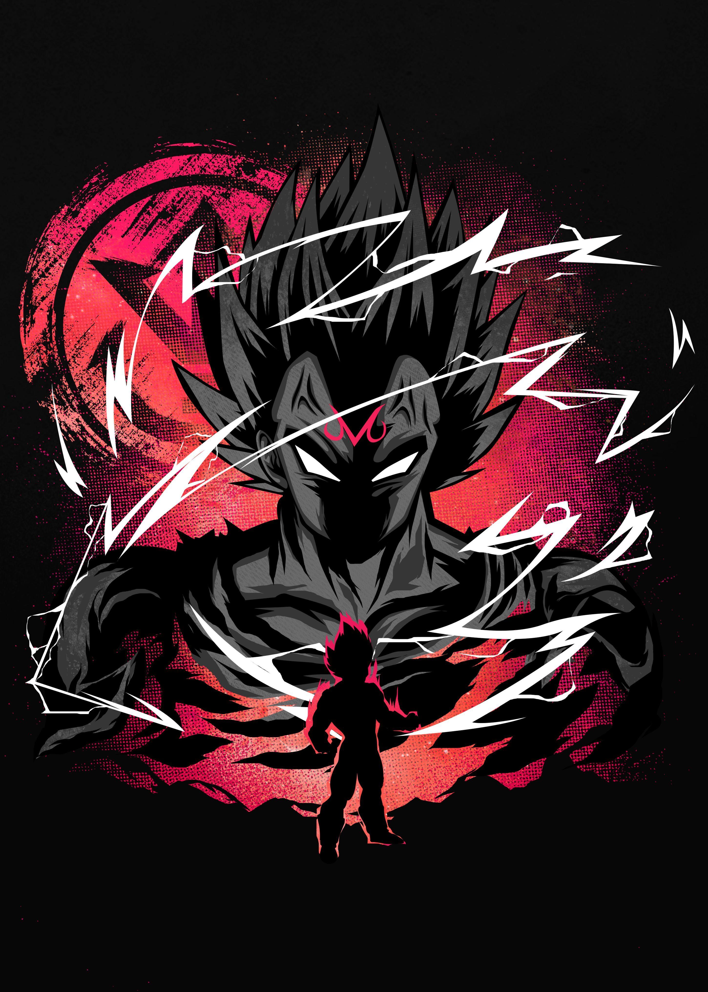 red majin vegeta