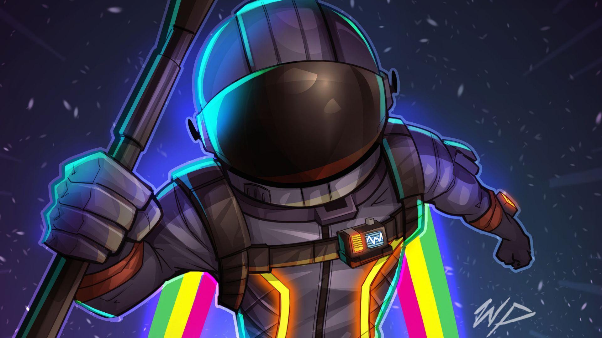 1920x1080 Desktop wallpaper fortnite, dark voyager, helmet, game, HD image, picture, background, 8542e6