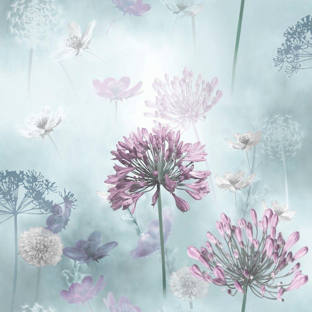 999x999 Arthouse Opera Spring Meadow Wallpaper Duck Egg
