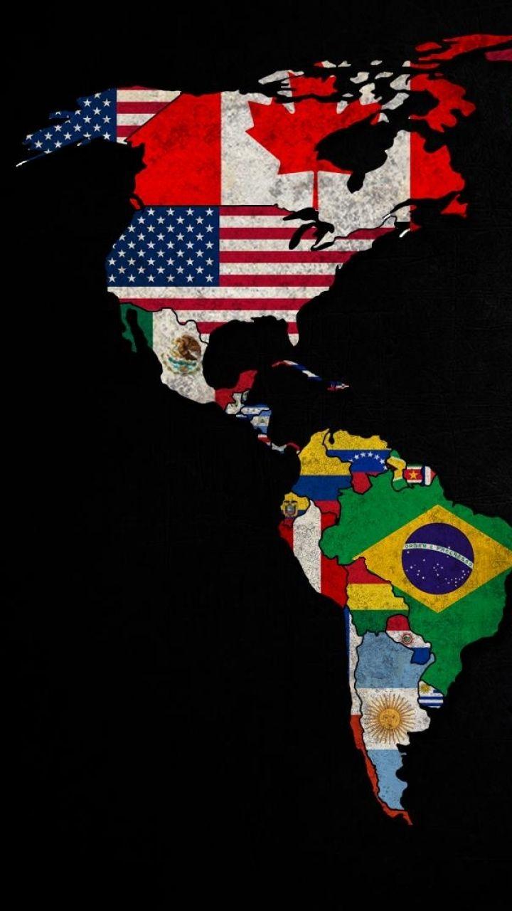 720x1280 North and South America Galaxy S3 Wallpaper (720x1280)