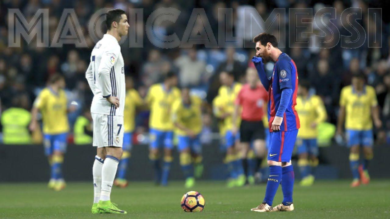 HD Messi vs. Ronaldo chess wallpaper