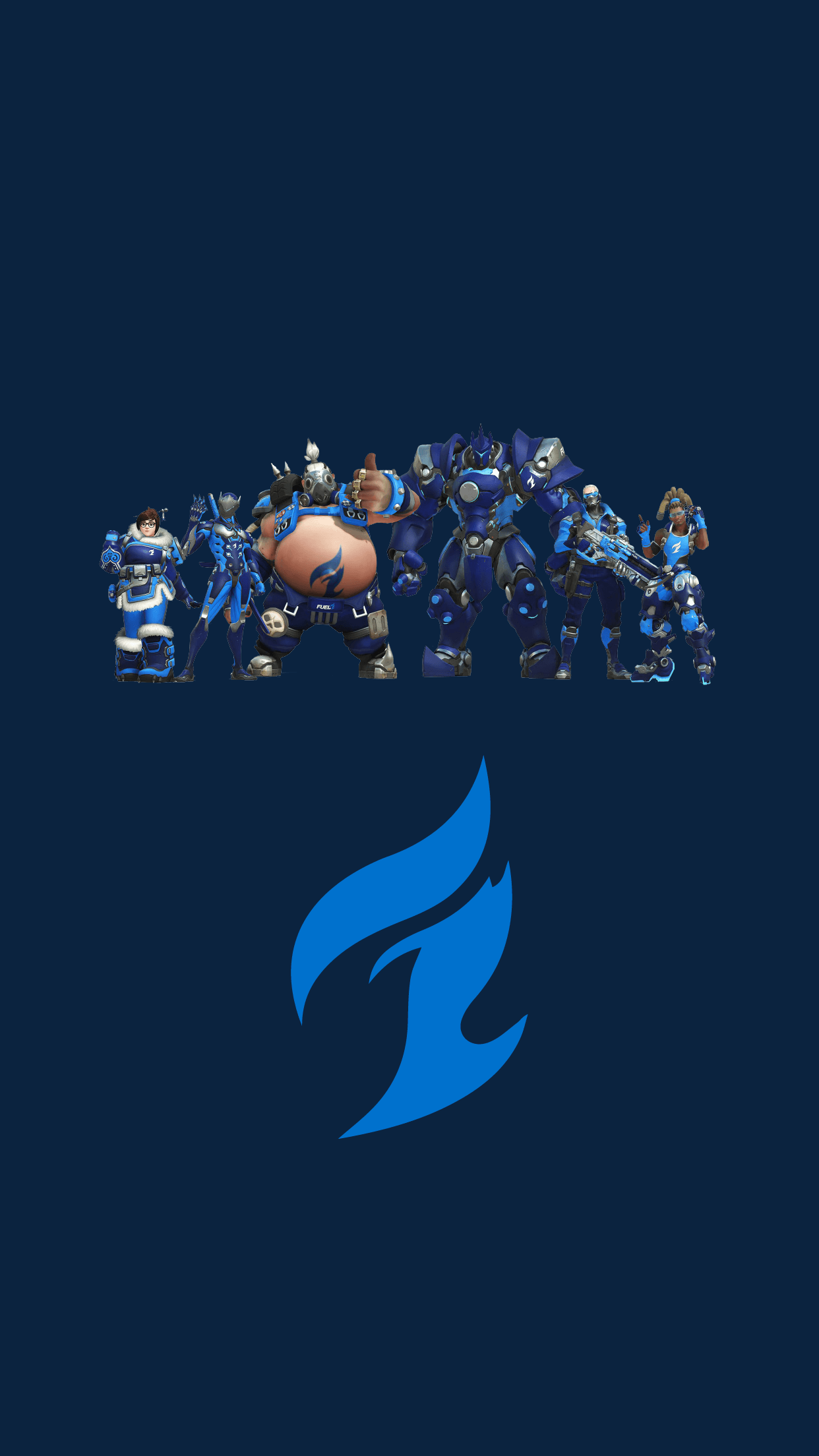 1242x2208 Overwatch League Wallpaper